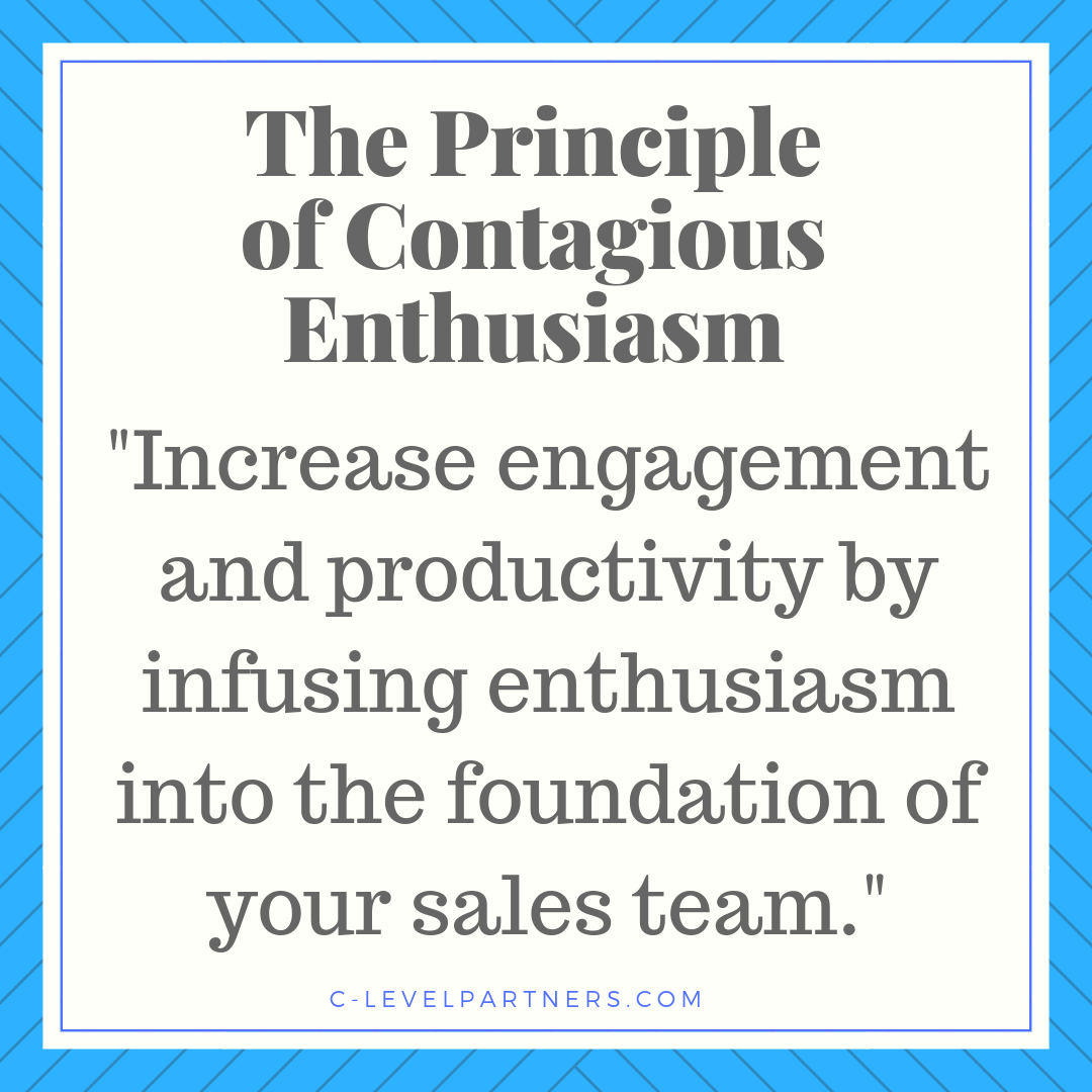 Avoid this lack of engagement and productivity by infusing enthusiasm into the foundation of your sales team.