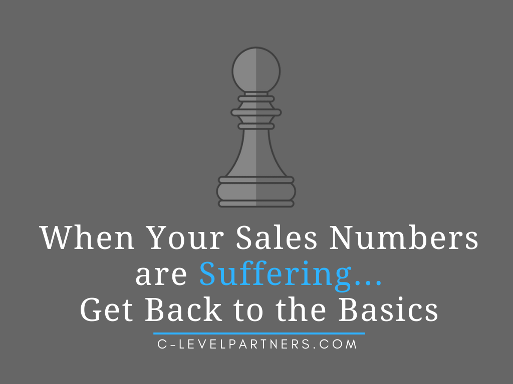 When sales are suffering, get back to the basics with C-Level Partners
