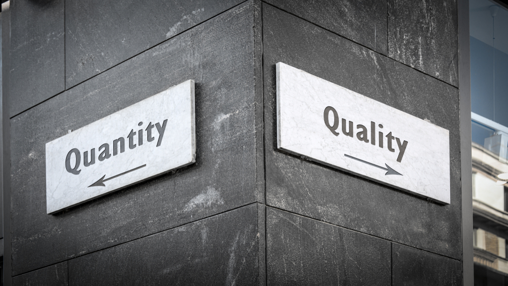 Quality vs. Quantity in Sales